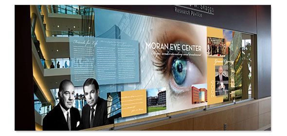Moran Eye Center display